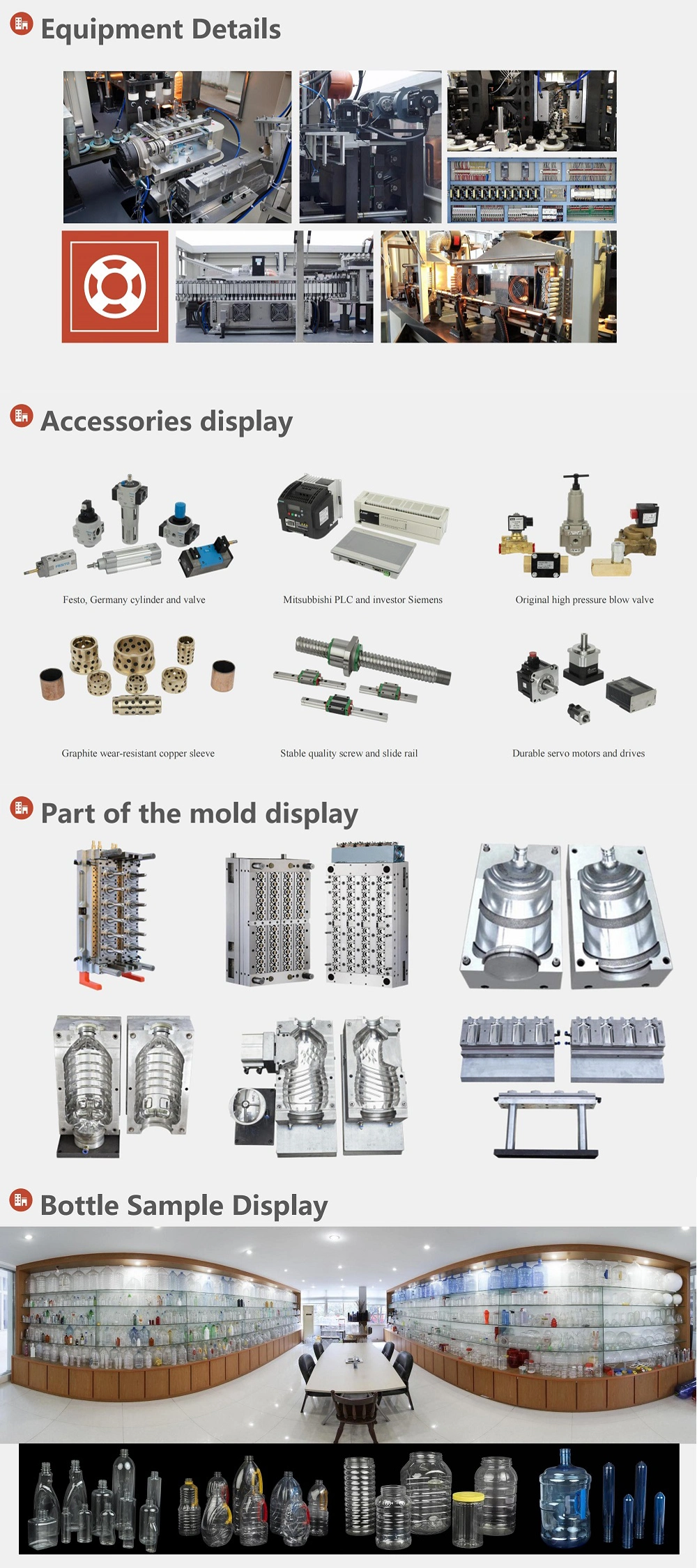 Bottle Making Machine High Speed Full Servo 2L Blow Molding Machine