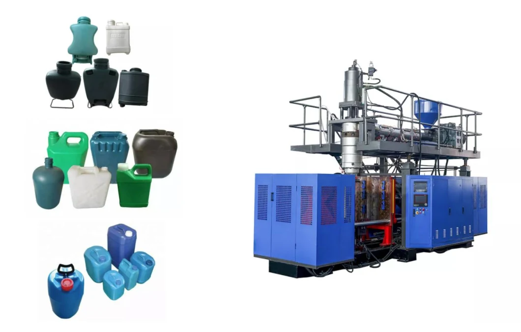 Puxin Pxb80 Extrusion Blow Molding Moulding Blowing Making Machine for Plastic HDPE PE PP PVC ABS Bottle/Container/Drum/Barrel/Jerry Can/Toy/Water Tank/Ball